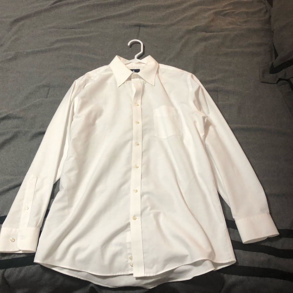16.5 34/35 white shirt